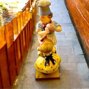 Vintage Pat-A-Cake Figurine #1248 Nursery Rhyme Baker Child Collectible